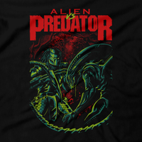 Heavy Metal Tees by Draculabyte l Made from 100% cotton, this unisex t-shirt rocks. Black T-shirt in sizes from small to 6X. Horror, Movie, Film, Scary, Halloween, Evil, Bloody, Killer, Murder, Terror, Alien, Ellen Ripley, Sci-Fi, 1979, Predator, AVP, Nostromo, Acheron, LV-426, Dwayne Hicks, Xenomorph, Facehugger, Shirt, Clothes