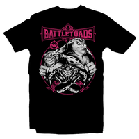 Heavy Metal Tees by Draculabyte l Made from 100% cotton, this unisex t-shirt rocks. Black T-shirt in sizes from small to 6X. Metalheads, Toads, Nes, Zit, Pimple, Rash, Battletoads, Double Dragon, SNES, Nintendo, Super Nintendo, Arcade, Rare, Rareware, Killer Instinct, KI, KI3, Gamer, TMNT, Art, Clothing, Video Game, Retro Gaming, Xbox One, Rare Replay