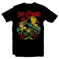 Heavy Metal Tees by Draculabyte l Made from 100% cotton, this unisex t-shirt rocks. Black T-shirt in sizes from small to 6X. Metalheads, Toads, Nes, Zit, Pimple, Rash, Battletoads, Double Dragon, SNES, Nintendo, Super Nintendo, Arcade, Rare, Rareware, Killer Instinct, KI, KI3, Gamer, TMNT, Art, Clothing, Video Game, Retro Gaming, Xbox One, Rare Replay