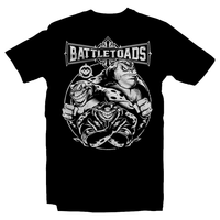 Heavy Metal Tees by Draculabyte l Made from 100% cotton, this unisex t-shirt rocks. Black T-shirt in sizes from small to 6X. Metalheads, Toads, Nes, Zit, Pimple, Rash, Battletoads, Double Dragon, SNES, Nintendo, Super Nintendo, Arcade, Rare, Rareware, Killer Instinct, KI, KI3, Gamer, TMNT, Art, Clothing, Video Game, Retro Gaming, Xbox One, Rare Replay