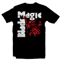 Heavy Metal Tees by Draculabyte l Made from 100% cotton, this unisex t-shirt rocks. Black T-shirt in sizes from small to 6X. Final Fantasy, FF VII, JRPG, Japan, Sephiroth, Videogames, Cloud Strife, Meteor, FF 7, Playstation, Tifa, Shirt, Gamer, PS1, Shop Graphic Art, Remake, PS4, PS5, Aerith, Black Mage, Black Magic, Black Sabbath