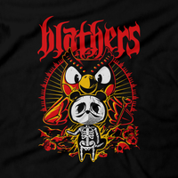 Heavy Metal Tees by Draculabyte l Made from 100% cotton, this unisex t-shirt rocks. Black T-shirt in sizes from small to 6X. Metalheads, Slayer, Smash Bros, Graphic Art, Game Boy, 3DS, New Horizons, Isabelle, Tom Nook, Animals, Dodo, Animal Crossing, Nintendo Switch, Daisy Mae, Blathers, Tom Nook, Behemoth, KK Slider, Fossil, Bones, Skull