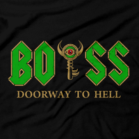 Heavy Metal Tees by Draculabyte l Made from 100% cotton, this unisex t-shirt rocks. Black T-shirt in sizes from small to 6X. Nintendo, Ocarina of Time, Metalheads, Ganon, Ganondorf, Hyrule, Triforce, Graphic Art, BOTW, Breath of the Wild, Boss, Wind Waker, Key, Gold, Highway to Hell, AC/DC, Rock and Roll, Rock N Roll, Back in Black, Gamecube