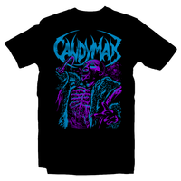 Heavy Metal Tees by Draculabyte l Made from 100% cotton, this unisex t-shirt rocks. Black T-shirt in sizes from small to 6X. Metalheads. Horror, Movie, Film, Scary, Halloween, Evil, Bloody, Killer, Murder, Jason, Freddy, Candyman, Say his name 5 times, Mirror, A Nightmare, Bees, Hook, Stump, Spirit, Michael Myers, Clothes, Shop, Clothing Store