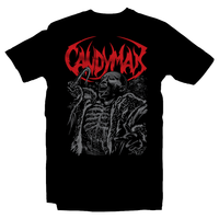 Heavy Metal Tees by Draculabyte l Made from 100% cotton, this unisex t-shirt rocks. Black T-shirt in sizes from small to 6X. Metalheads. Horror, Movie, Film, Scary, Halloween, Evil, Bloody, Killer, Murder, Jason, Freddy, Candyman, Say his name 5 times, Mirror, A Nightmare, Bees, Hook, Stump, Spirit, Michael Myers, Clothes, Shop, Clothing Store