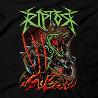 Heavy Metal Tees by Draculabyte l Made from 100% cotton, this unisex t-shirt rocks. Black T-shirt in sizes from small to 6X. Metalheads, N64, Nintendo 64, Rare, Rareware,  Killer Instinct, 2, 3, Jago, Spinal, Sabrewulf, Arcade, Fulgore, Mortal Kombat, Werewolf, Art, Clothing, Video Game, Retro Gaming, Dinosaur, Velociraptor, Raptor, Arcade, Battletoads