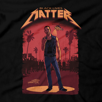 Heavy Metal Tees by Draculabyte l Made from 100% cotton, this unisex t-shirt rocks. Black T-shirt in sizes from small to 6X. Metalheads, Graphic Art, Black Lives Matter, Social Justice, No Justice, No Peace, GTA, Grand Theft Auto, CJ, GTA San Andreas, Los Santos, Grove Street Families, Carl "CJ" Johnson, Rockstar, PS2, Playstation, Xbox 360, PS4, PS5, PC