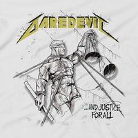 Heavy Metal Tees by Draculabyte l Made from 100% cotton, this unisex t-shirt rocks. Black T-shirt in sizes from small to 6X. Metal, Metal heads, Scary, Spooky, Ghost Band, Daredevil, Comic, Comic Book, Superhero, Man Without Fear, Matthew Michael Murdock, Hell's Kitchen, Elektra, Punisher, Kingpin, Movies, TV Show, Funny, Shirt, Online Shop