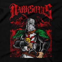 Heavy Metal Tees by Draculabyte l Made from 100% cotton, this unisex t-shirt rocks. Black T-shirt in sizes from small to 6X. Metalheads, Dark Souls, Praise the Sun, Bloodborne, Demon Souls, Action, Bonfire, Retro Gamer, Graphic Art
