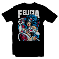 Heavy Metal Tees by Draculabyte l Made from 100% cotton, this unisex t-shirt rocks. Black T-shirt in sizes from small to 6X. Metalheads, Fighting Game, Arcade, Fighter, demon, zombie, cat, morrigan, lord raptor, street fighter, felicia, Baby Bonnie Hood, Demitri Maximoff, Hsien-Ko, PS1, PS2, Xbox, Dreamcast, Anakaris, Ryu, Ken