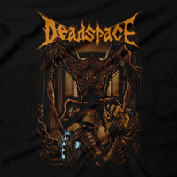 Heavy Metal Tees by Draculabyte l Made from 100% cotton, this unisex t-shirt rocks. Black T-shirt in sizes from small to 6X. Metalheads, Graphic Art, 2, 3, Horror, Monsters, Blood, Bloody, Mask, Helmet, Dead Space, Isaac Clarke, Ishimura, Necromorphs, Leapers, Lurkers, Hunters, Nail Gun, Xbox, PS3, PS5, Remake, Clothes, Retro Game, Video Game, Online Store