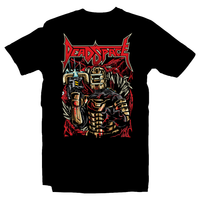 Heavy Metal Tees by Draculabyte l Made from 100% cotton, this unisex t-shirt rocks. Black T-shirt in sizes from small to 6X. Metalheads, Graphic Art, 2, 3, Horror, Monsters, Blood, Bloody, Mask, Helmet, Dead Space, Isaac Clarke, Ishimura, Necromorphs, Leapers, Lurkers, Hunters, Nail Gun, Xbox, PS3, PS5, Clothes, Retro Game, Video Game, Online Store