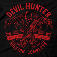 Heavy Metal Tees by Draculabyte l Made from 100% cotton, this unisex t-shirt rocks. Black T-shirt in sizes from small to 6X. Metalheads, Hunter, Dante, DMC, Devil May Cry, PS2, Playstation 2, Vergil, Nero Rock, 90s, Retro Gamer, Graphic Art