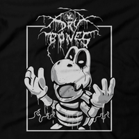 Heavy Metal Tees by Draculabyte l Made from 100% cotton, this unisex t-shirt rocks. Black T-shirt in sizes from small to 6X. Metalheads, Store, Online Shop, SMB, Super Mario 64, Mario Kart, Retro, Video Games, Gamer, SNES, Switch, N64, Art, Luigi's Mansion, Halloween, Dry Bones, Super Mario Bros 3, SMW, SMB3, Paper Mario, Dry Bones, Koopa Troopa, Super Mario