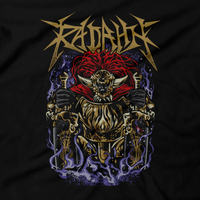 Heavy Metal Tees by Draculabyte l Made from 100% cotton, this unisex t-shirt rocks. Black T-shirt in sizes from small to 6X. Metal from Demon's Souls, Metal from Demon's Souls, Metalheads, Dark Souls, Praise The Sun, Bloodborne, Demon Souls, RPG, Action, PS4, Solaire, Japanese, PS5, Rock, Art, Gothic, Godfrey, Elden Ring, Tarnished, Radahn, Godric