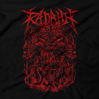 Heavy Metal Tees by Draculabyte l Made from 100% cotton, this unisex t-shirt rocks. Black T-shirt in sizes from small to 6X. Metal from Demon's Souls, Metal from Demon's Souls, Metalheads, Dark Souls, Praise The Sun, Bloodborne, Demon Souls, RPG, Action, PS4, Solaire, Japanese, PS5, Rock, Art, Gothic, Godfrey, Elden Ring, Tarnished, Radahn, Godric