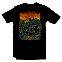 Heavy Metal Tees by Draculabyte l Made from 100% cotton, this unisex t-shirt rocks. Black T-shirt in sizes from small to 6X. Metal from Demon's Souls, Metalheads, Dark Souls, Praise The Sun, Bloodborne, Demon Souls, RPG, Action, PS4, Solaire, Japanese, PS5, Rock, Art, Gothic, You Are Dead, Elden Ring, Tarnished, Vagabond, Prisoner