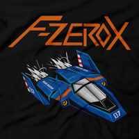 Heavy Metal Tees by Draculabyte l Made from 100% cotton, this unisex t-shirt rocks. Black T-shirt in sizes from small to 6X. Metalheads, N64, Nintendo 64, Racer, Racing, Future, Hover, F-Zero, F-Zero X, Captain Falcon, Skull, Mute City, Big Blue, F-Zero GX, Samurai Goroh, Black Shadow, SNES, Super Nintendo, Gamecube, The Skull, Super Smash Bros, Ultimate