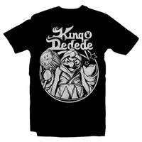 Heavy Metal Tees by Draculabyte l Made from 100% cotton, this unisex t-shirt rocks. Blackshirt in sizes from small to 6X. Metalheads, Battle in Mirrors, Retro, Video Games, Gamer, N64, Graphic Art, Kirby, Dreamland, Super Smash Bros, N64, Nintendo Switch, SNES, Kirby Star Allies, Super Star, Dark Meta Knight, Nintendo Shirt, King Dedede, King Diamond