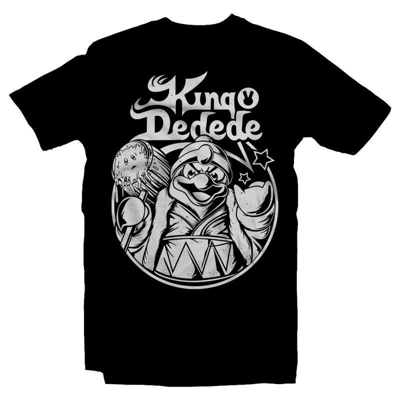 Heavy Metal Tees by Draculabyte l Made from 100% cotton, this unisex t-shirt rocks. Blackshirt in sizes from small to 6X.  Metalheads, Battle in Mirrors, Retro, Video Games, Gamer, N64, Graphic Art, Kirby, Dreamland, Super Smash Bros, N64, Nintendo Switch, SNES, Kirby Star Allies, Super Star, Dark Meta Knight, Nintendo Shirt, King Dedede, King Diamond