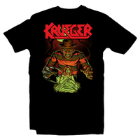 Heavy Metal Tees by Draculabyte l Made from 100% cotton, this unisex t-shirt rocks. Black T-shirt in sizes from small to 6X. Horror, Movie, Film, Scary, Halloween, Evil, Bloody, Killer, Terror, A Nightmare on Elm Street, Freddy Krueger, Dream, Sleep, Dead, Dream Warriors, Master, Girls, 80s, Shirt, Clothes, Nancy, Freddy VS Jason