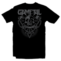 Heavy Metal Tees by Draculabyte l Made from 100% cotton, this unisex t-shirt rocks. Black T-shirt in sizes from small to 6X. GaMetal, Youtube, Video Games, Gamer, Retro Gamer, Retro Gaming, Bard, Guitar, Boo, Super Mario, Kirby, Jonny Atma, Music, Shirt, Clothes