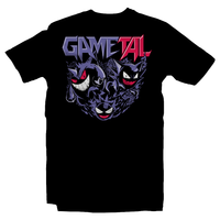 Heavy Metal Tees by Draculabyte l Made from 100% cotton, this unisex t-shirt rocks. Black T-shirt in sizes from small to 6X. GaMetal, Youtube, Video Games, Gamer, Retro Gamer, Retro Gaming, Bard, Guitar, Boo, Super Mario, Kirby, Jonny Atma, Music, Shirt, Clothes