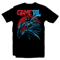 Heavy Metal Tees by Draculabyte l Made from 100% cotton, this unisex t-shirt rocks. Black T-shirt in sizes from small to 6X. GaMetal, Youtube, Video Games, Gamer, Retro Gamer, Retro Gaming, Bard, Guitar, Boo, Super Mario, Kirby, Jonny Atma, Music, Shirt, Clothes