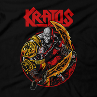 Draculabyte T-shirt - Unisex, Sizes Small to 6x - Metalheads, Kratos, God of War, Zeus, Greek Mythology, Hades, Playstation 2, Playstation 4, PS5, PS3, PS2, Medusa, Ares, Hercules, Axe, Ragnarok, PSP, Atreus, Boy, Monster, shirt, gift, Graphic Art