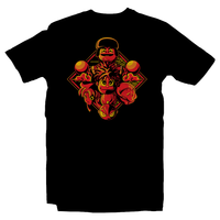 Heavy Metal Tees by Draculabyte l Made from 100% cotton, this unisex t-shirt rocks. Black T-shirt in sizes from small to 6X. Nintendo 64, N64, SNES, Super Nintendo, Smash Bros Ultimate, Graphic Art. Wolf, Pigma, Retro Gamer, Gaming, Video Game, Clothes, Shirt, Mystical Ninja Starring Goemon, Super Mario 64, Banjo, Zelda, Goldeneye