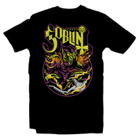 Heavy Metal Tees by Draculabyte l Made from 100% cotton, this unisex t-shirt rocks. Black T-shirt in sizes from small to 6X. Metalheads, Scary, Spooky, Ghost Band, Papa, Mask, X-Men, Superhero, Hero, MVC, Marvel, Avengers, Thor, Art, Shirt, Tee, Clothing, Green Goblin, Spider-Man, Pumpkin, Halloween, Venom, hobgoblin, Norman Osborn, Store