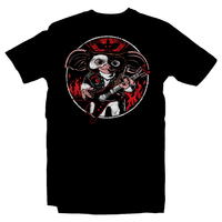 Heavy Metal Tees by Draculabyte l Made from 100% cotton, this unisex t-shirt rocks. Black T-shirt in sizes from small to 6X. Horror, Movie, Film, Scary, Halloween, Evil, Killer, Stripe, , Hungry, Gremlins, Gizmo, 80s, Shirt, Clothes, 1984, New Batch, Wet, Kingston Falls, Mogwai, Randall Peltzer, Mohawk, Monster, Cute, Adorable