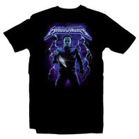 Heavy Metal Tees by Draculabyte l Made from 100% cotton, this unisex t-shirt rocks. Black T-shirt in sizes from small to 6X. Horror, Movie, Film, Scary, Halloween, Evil, Bloody, Killer, Murder, Terror, Halloween, Michael Myers, Boogey Man, 1978, Laurie, Loomis, Candy, October, Knife, Haddonfield, The Shape, Death Shirt, Clothes