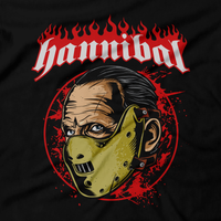 Heavy Metal Tees by Draculabyte l Made from 100% cotton, this unisex t-shirt rocks. Black T-shirt in sizes from small to 6X. Metalheads. Horror, Movie, Film, Scary, Halloween, Evil, Bloody, Killer, Murder, Hannibal Lecter, Cannibal, Eat, Serial Killer, Red Dragon, The Silence of the Lambs, clarice starling, Freddy, Clothes, Shop, Clothing Store