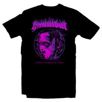 Heavy Metal Tees by Draculabyte l Made from 100% cotton, this unisex t-shirt rocks. Black T-shirt in sizes from small to 6X. Metalheads. Horror, Movie, Film, Scary, Halloween, Evil, Bloody, Killer, Murder, Hannibal Lecter, Cannibal, Eat, Serial Killer, Red Dragon, The Silence of the Lambs, clarice starling, Freddy, Clothes, Shop, Clothing Store