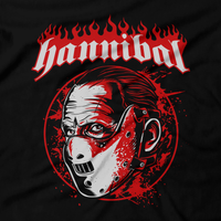 Heavy Metal Tees by Draculabyte l Made from 100% cotton, this unisex t-shirt rocks. Black T-shirt in sizes from small to 6X. Metalheads. Horror, Movie, Film, Scary, Halloween, Evil, Bloody, Killer, Murder, Hannibal Lecter, Cannibal, Eat, Serial Killer, Red Dragon, The Silence of the Lambs, clarice starling, Freddy, Clothes, Shop, Clothing Store