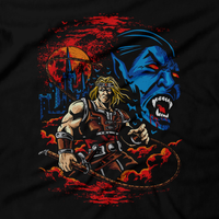 Heavy Metal Tees by Draculabyte l Made from 100% cotton, this unisex t-shirt rocks. Black T-shirt in sizes from small to 6X. Metal, Metal, Metalheads, Gamer, Nes, Nintendo, Pixel, 8-Bit, 1980s, Castlevania, Simon Belmont, Vampire Killer, SOTN, Dracula, Skull, Symphony of the Night, Slayer, Vampire Hunter, Graphic Art, 1986, 1987, Konami