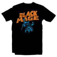 Heavy Metal Tees by Draculabyte l Made from 100% cotton, this unisex t-shirt rocks. Black T-shirt in sizes from small to 6X. Final Fantasy, FF VII, JRPG, Japan, Sephiroth, Videogames, Cloud Strife, Meteor, FF 7, Playstation, Tifa, Shirt, Gamer, PS1, Shop Graphic Art, Remake, PS4, PS5, Aerith, Black Mage, Black Magic, Black Sabbath