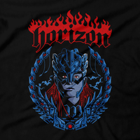 Draculabyte T-shirt - Unisex, Sizes Small to 6x - Metalheads, Tomb, Playstation 2, Playstation 4, PS5, PS3, shirt, aloy, horizon, robots, machines, Forbidden West, Female, Woman, Zero Dawn, Open World, Hunter, God of War, Graphic Art, Shirt, Clothes
