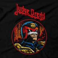 Heavy Metal Tees by Draculabyte l Made from 100% cotton, this unisex t-shirt rocks. Black T-shirt in sizes from small to 6X. Comic Book, Comic, Mega City One, Father of Justice, Fear, Judge Death, Dark Judges, Movie, Film, Mortis, Fire, 70's, 80s, 90s, 1980s, 1990s, Dead or alive, Cop, Justice, Robocop, Law, Cop, Police