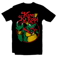 Metalheads, Graphic Art, Boss, Rock and Roll, King K. Rool, Crocodile, Donkey Kong Country, Donkey Kong 64, Diddy Kong, SNES, Super Nintendo, Rare, Rareware, Nintendo, N64, Game Boy, King Diamon, Mash Up, Parody, Super Smash Bros