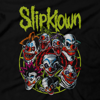 Heavy Metal Tees by Draculabyte l Made from 100% cotton, this unisex t-shirt rocks. Black T-shirt in sizes from small to 6X. Metalheads. Horror, Movie, Film, Scary, Halloween, Evil, Killer, Murder, Clowns, killer klowns from outer space, cotton candy, aliens, Circus, Jumbo, Fatso, Shorty, Rudy, Spikey, Slim, Myers, Clothes, Shop, Clothing Store