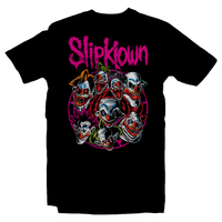 Heavy Metal Tees by Draculabyte l Made from 100% cotton, this unisex t-shirt rocks. Black T-shirt in sizes from small to 6X. Metalheads. Horror, Movie, Film, Scary, Halloween, Evil, Killer, Murder, Clowns, killer klowns from outer space, cotton candy, aliens, Circus, Jumbo, Fatso, Shorty, Rudy, Spikey, Slim, Myers, Clothes, Shop, Clothing Store