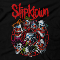 Heavy Metal Tees by Draculabyte l Made from 100% cotton, this unisex t-shirt rocks. Black T-shirt in sizes from small to 6X. Metalheads. Horror, Movie, Film, Scary, Halloween, Evil, Killer, Murder, Clowns, killer klowns from outer space, cotton candy, aliens, Circus, Jumbo, Fatso, Shorty, Rudy, Spikey, Slim, Myers, Clothes, Shop, Clothing Store