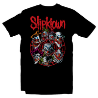 Heavy Metal Tees by Draculabyte l Made from 100% cotton, this unisex t-shirt rocks. Black T-shirt in sizes from small to 6X. Metalheads. Horror, Movie, Film, Scary, Halloween, Evil, Killer, Murder, Clowns, killer klowns from outer space, cotton candy, aliens, Circus, Jumbo, Fatso, Shorty, Rudy, Spikey, Slim, Myers, Clothes, Shop, Clothing Store