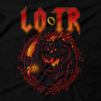 Heavy Metal Tees by Draculabyte l Made from 100% cotton, this unisex t-shirt rocks. Black T-shirt in sizes from small to 6X. Heavy Metal designs on tees. Movie, Film, Adventure, Lord of the Rings, Gandalf, Gollum, Frodo, Aragorn, Sauron, Legolas, Balrog, hobbit, mordor, middle earth, moria, the two towers, fellowship of the ring, king, mount doom, clothes