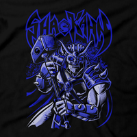 Heavy Metal Tees by Draculabyte l Made from 100% cotton, this unisex t-shirt rocks. Black T-shirt in sizes from small to 6X. Metalheads, Fighting Game, Finish Him, Arcade, Fighter, Sub Zero, Mortal Kombat 11, MK, Fatality, Blood, SNES, MK2, Raiden, 90s, 1990s, Goro, Shao Kahn, Boss, MK11, Skull, Graphic, Scorpion, Sega, Movie