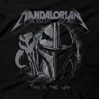 Heavy Metal Tees by Draculabyte l Made from 100% cotton, this unisex t-shirt rocks. Black T-shirt in sizes from small to 6X. Metalheads, Graphic Art, Rock, Movie, Film, Sci-Fi, Yoda, Baby Yoda, Bounty Hunter, TV Show, Mandalorian, Warrior, Boba Fett, Disney, Darth Vader, Plus, Princess Leia, Heavy Infantry, Blaster, Episode 3, This is the way, Metallica