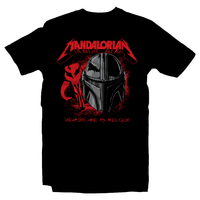 Heavy Metal Tees by Draculabyte l Made from 100% cotton, this unisex t-shirt rocks. Black T-shirt in sizes from small to 6X. Metalheads, Graphic Art, Rock, Movie, Film, Sci-Fi, Yoda, Baby Yoda, Bounty Hunter, TV Show, Mandalorian, Warrior, Boba Fett, Disney, Darth Vader, Plus, Princess Leia, Heavy Infantry, Blaster, Episode 3, This is the way, Metallica