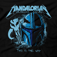 Heavy Metal Tees by Draculabyte l Made from 100% cotton, this unisex t-shirt rocks. Black T-shirt in sizes from small to 6X. Metalheads, Graphic Art, Rock, Movie, Film, Sci-Fi, Yoda, Baby Yoda, Bounty Hunter, TV Show, Mandalorian, Warrior, Boba Fett, Disney, Darth Vader, Plus, Princess Leia, Heavy Infantry, Blaster, Episode 3, This is the way, Metallica